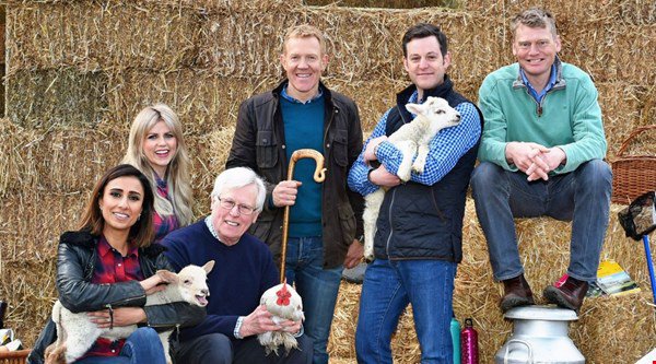 Countryfile’s Adam Henson and Tom Heap have a hay bale rolling contest – but who won?